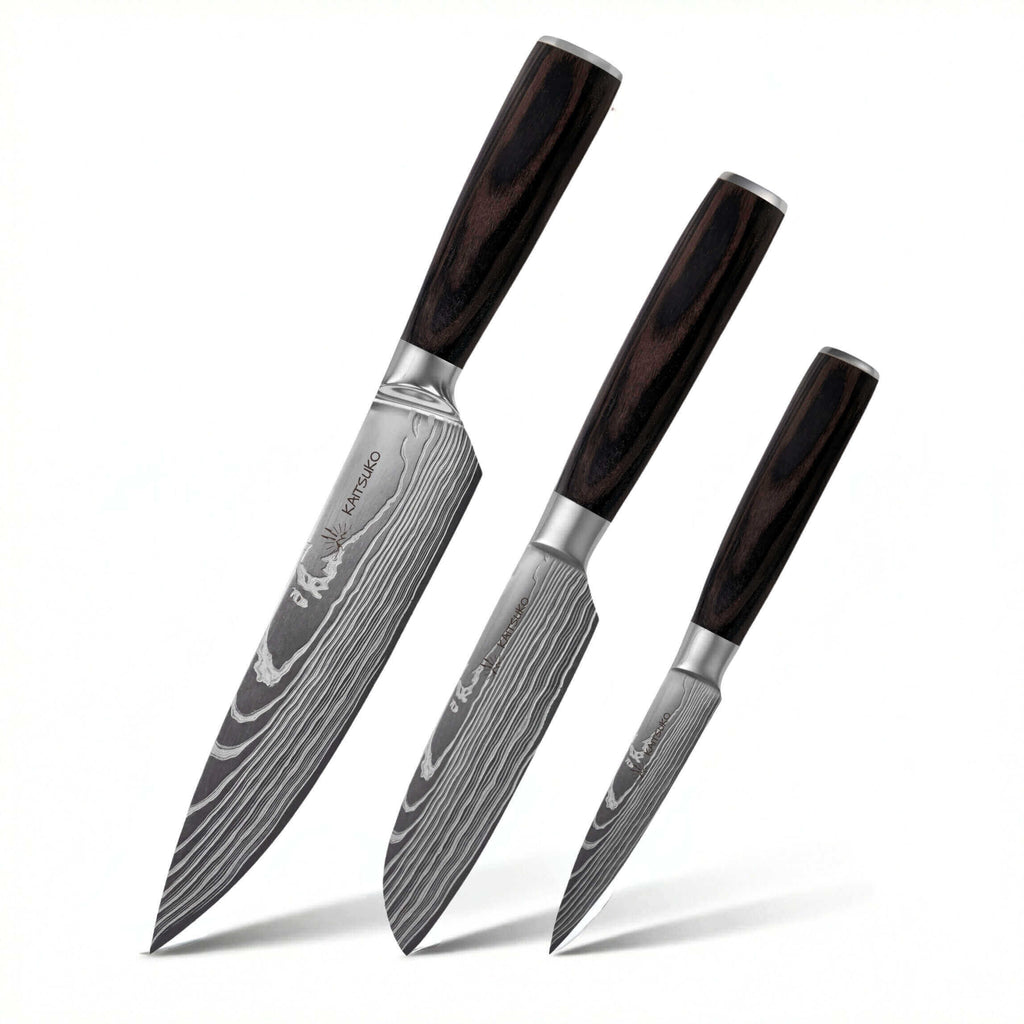 Set de 3 couteaux Japonais - Chef Tanaka