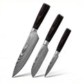 Set de 3 couteaux Japonais - Chef Tanaka