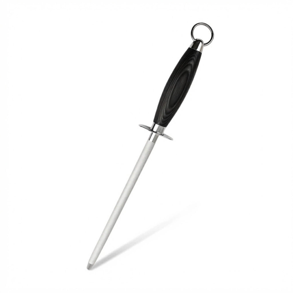 Fusil à aiguiser professionnel – Bois foncé – 23 cm