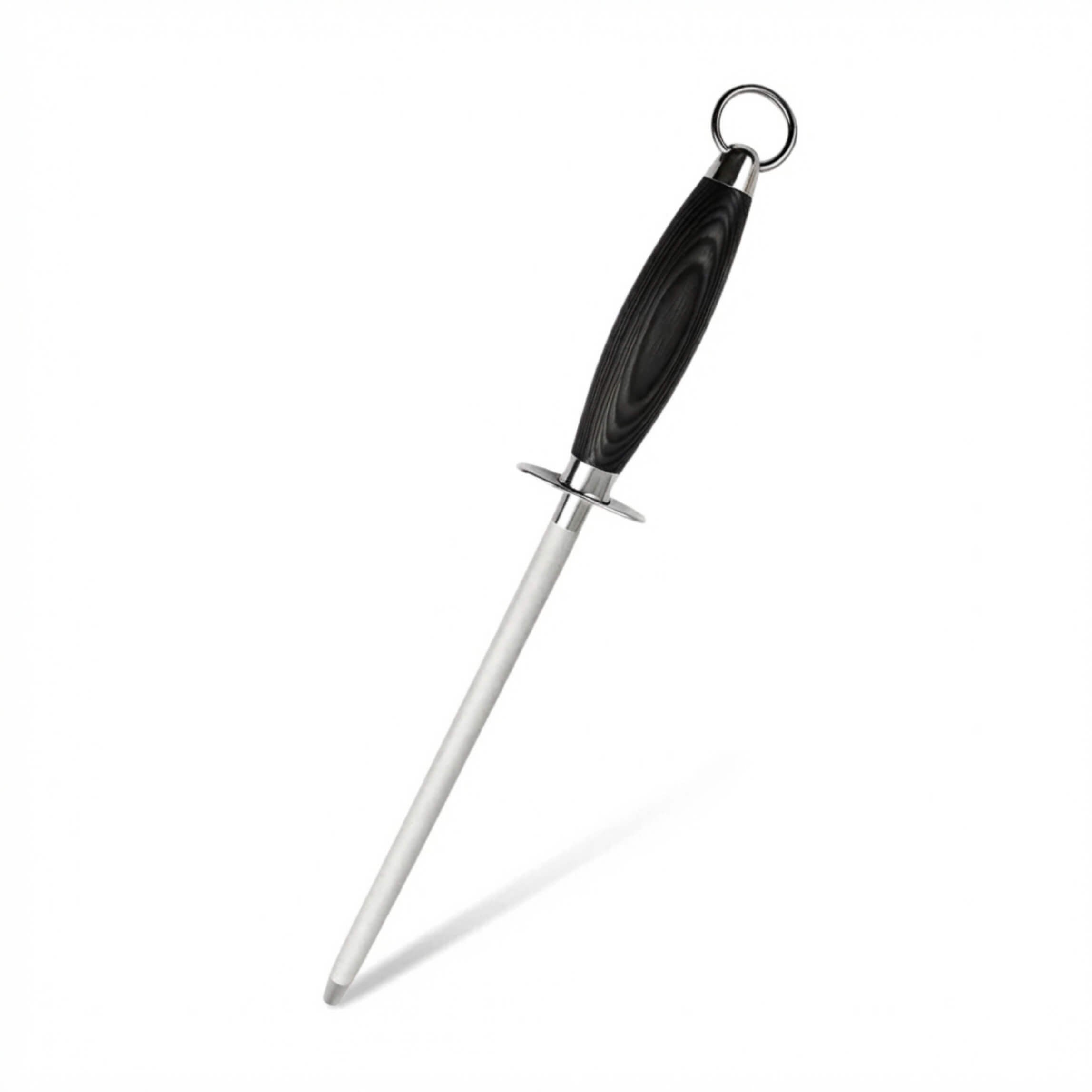 Fusil à aiguiser professionnel – Bois foncé – 23 cm