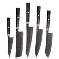 Set de 5 Couteaux - Fibre de Carbone Japonaise