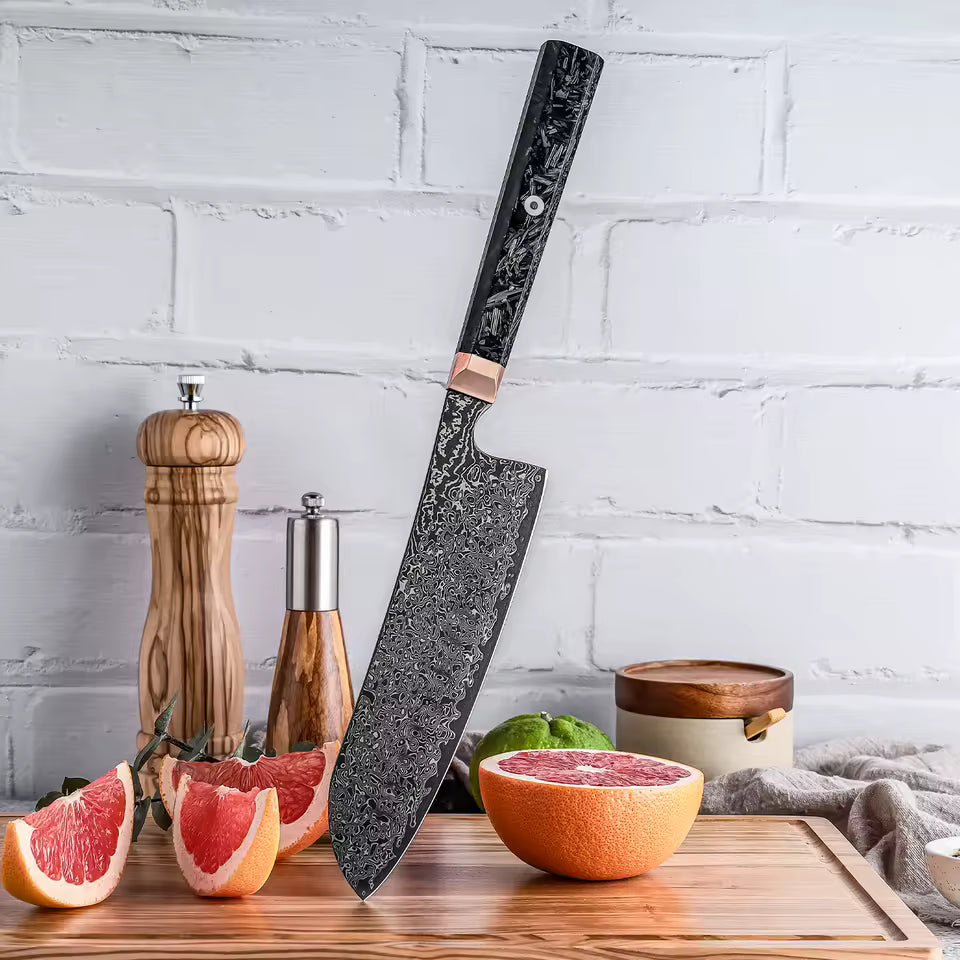 Santoku - Fibre de Carbone Japonaise