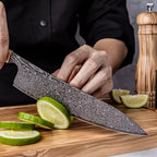 Couteau de Chef - Fibre de Carbone Japonaise