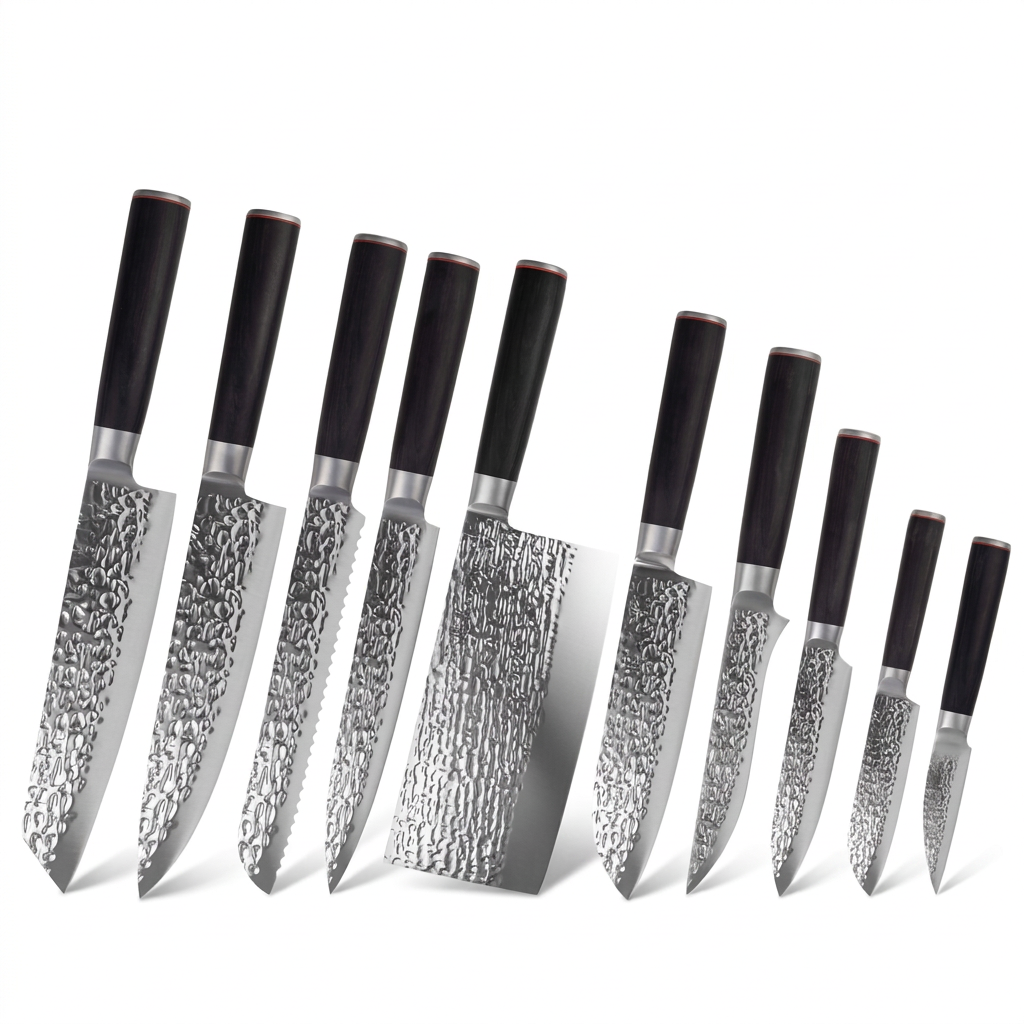 Set of 10 Japanese knives - Kaito