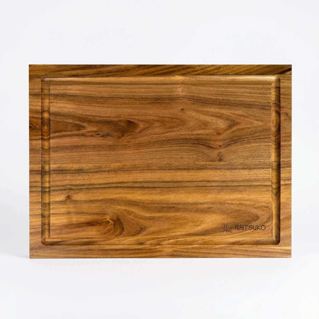 Planche à découper en bois de teck - 33x24cm