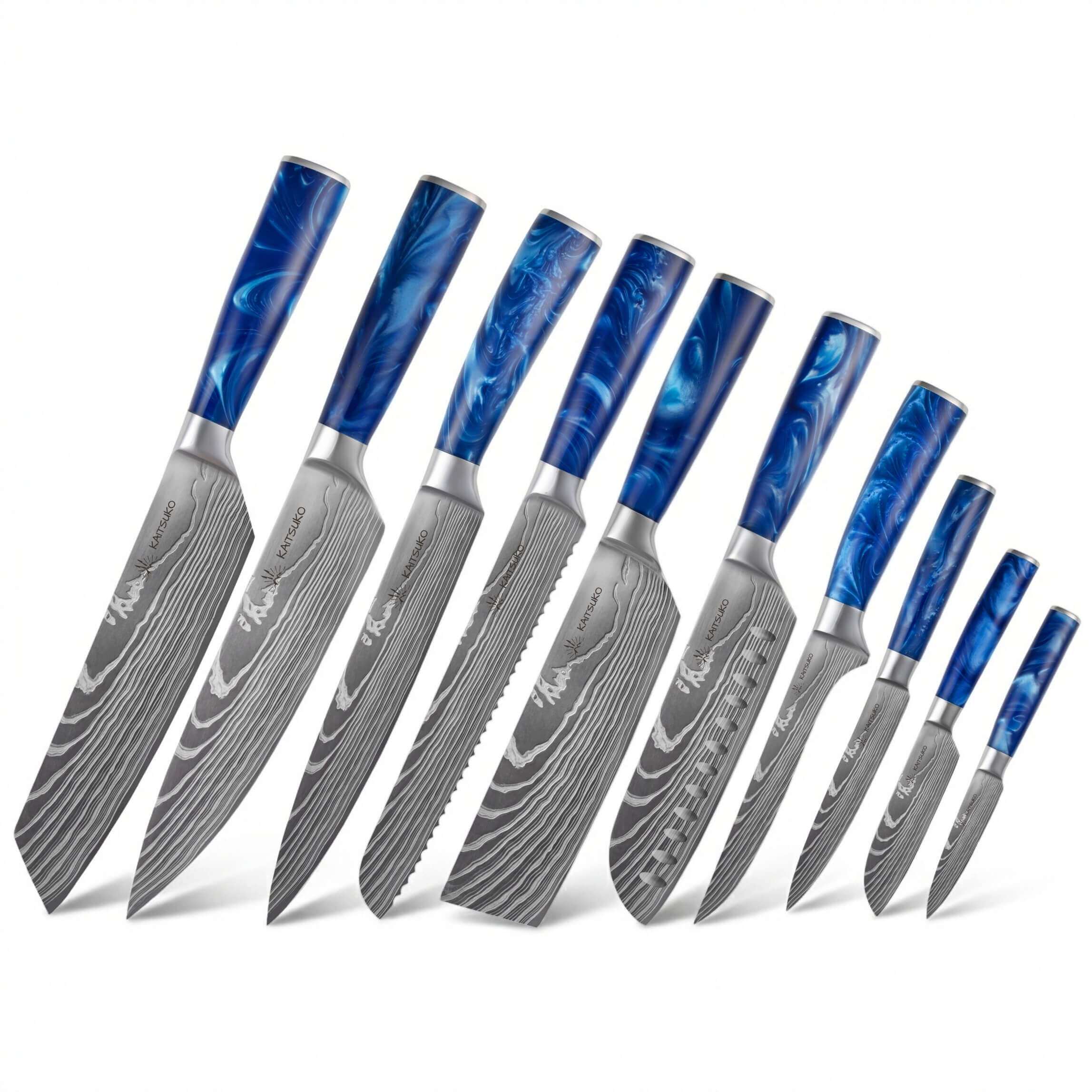 Set de 10 couteaux Japonais - Chef Tanaka