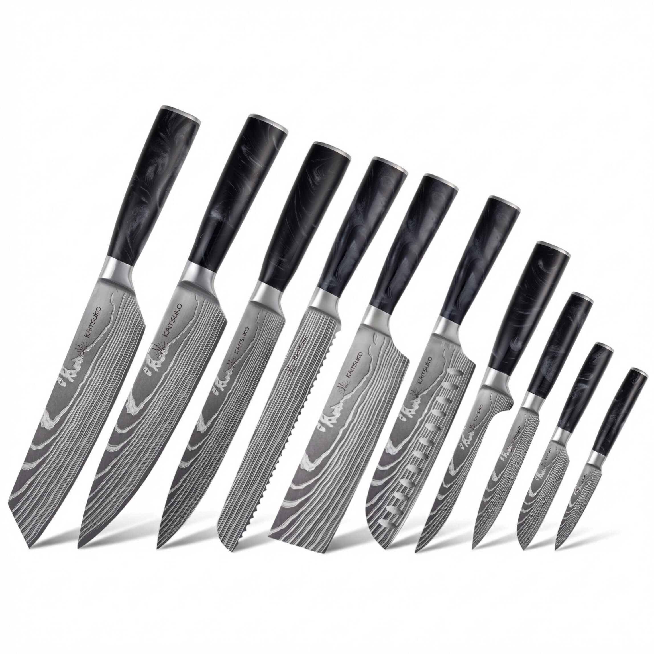 Set de 10 couteaux Japonais - Chef Tanaka