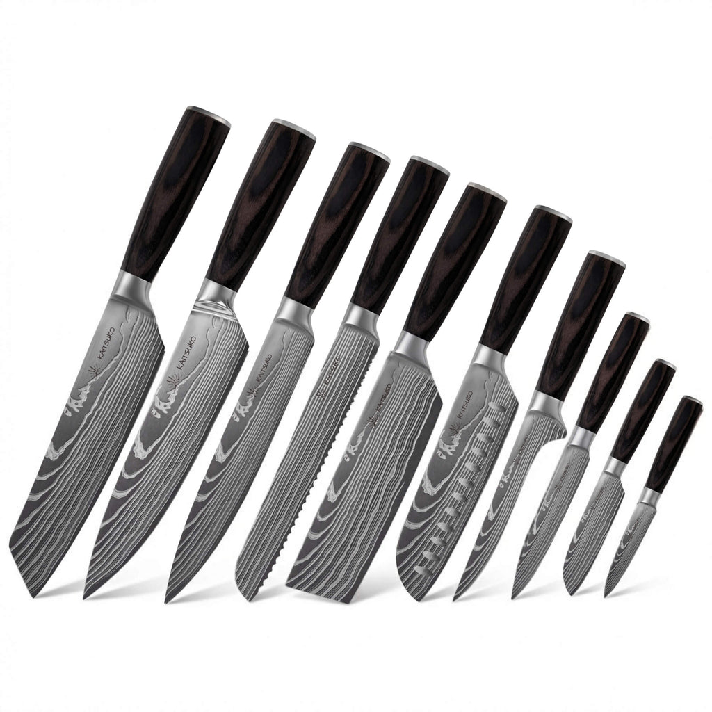 Set de 10 couteaux Japonais - Chef Tanaka
