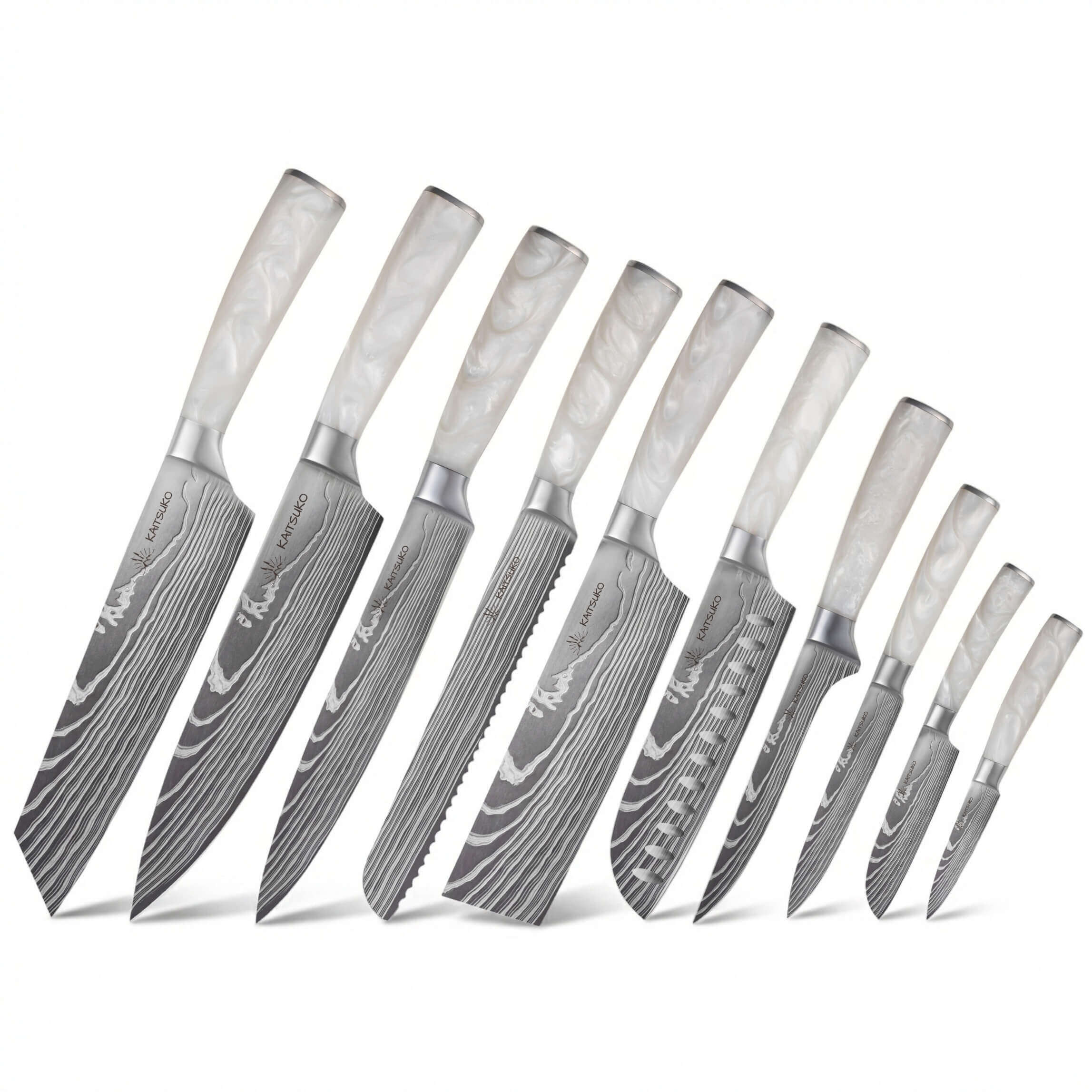 Set de 10 couteaux Japonais - Chef Tanaka