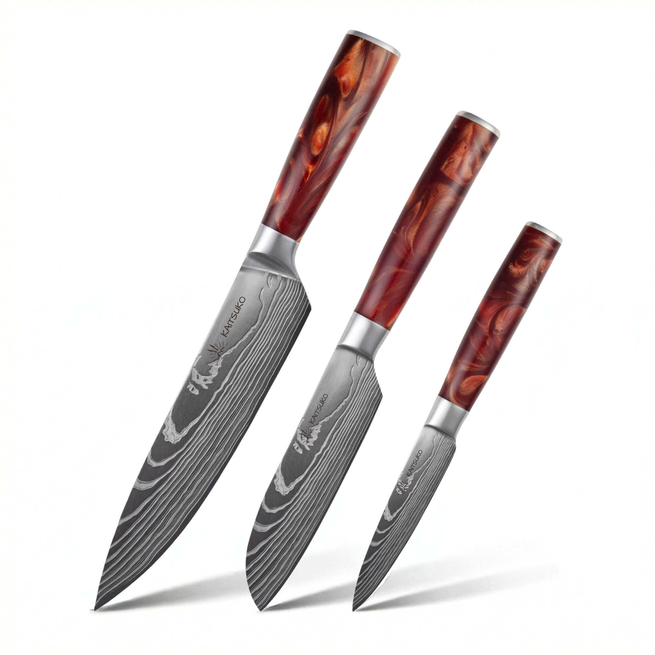 Set de 3 couteaux Japonais - Chef Tanaka