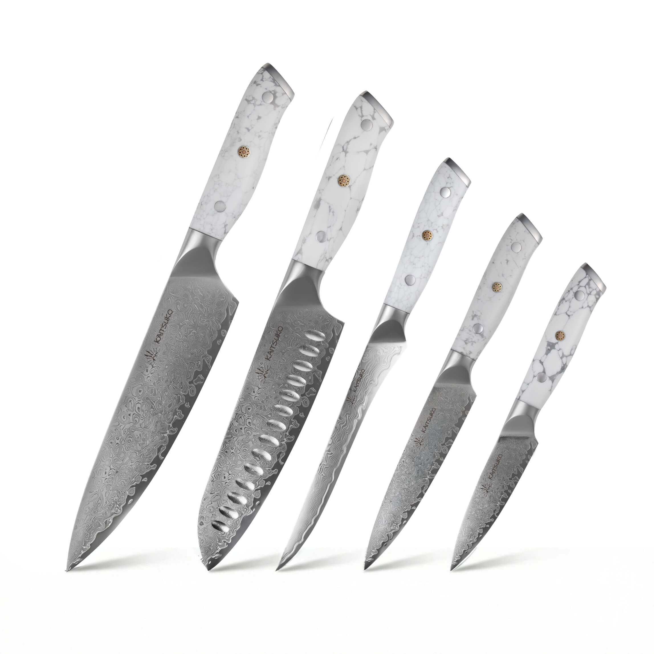 Set de 5 couteaux Japonais - Chef Yakumoto