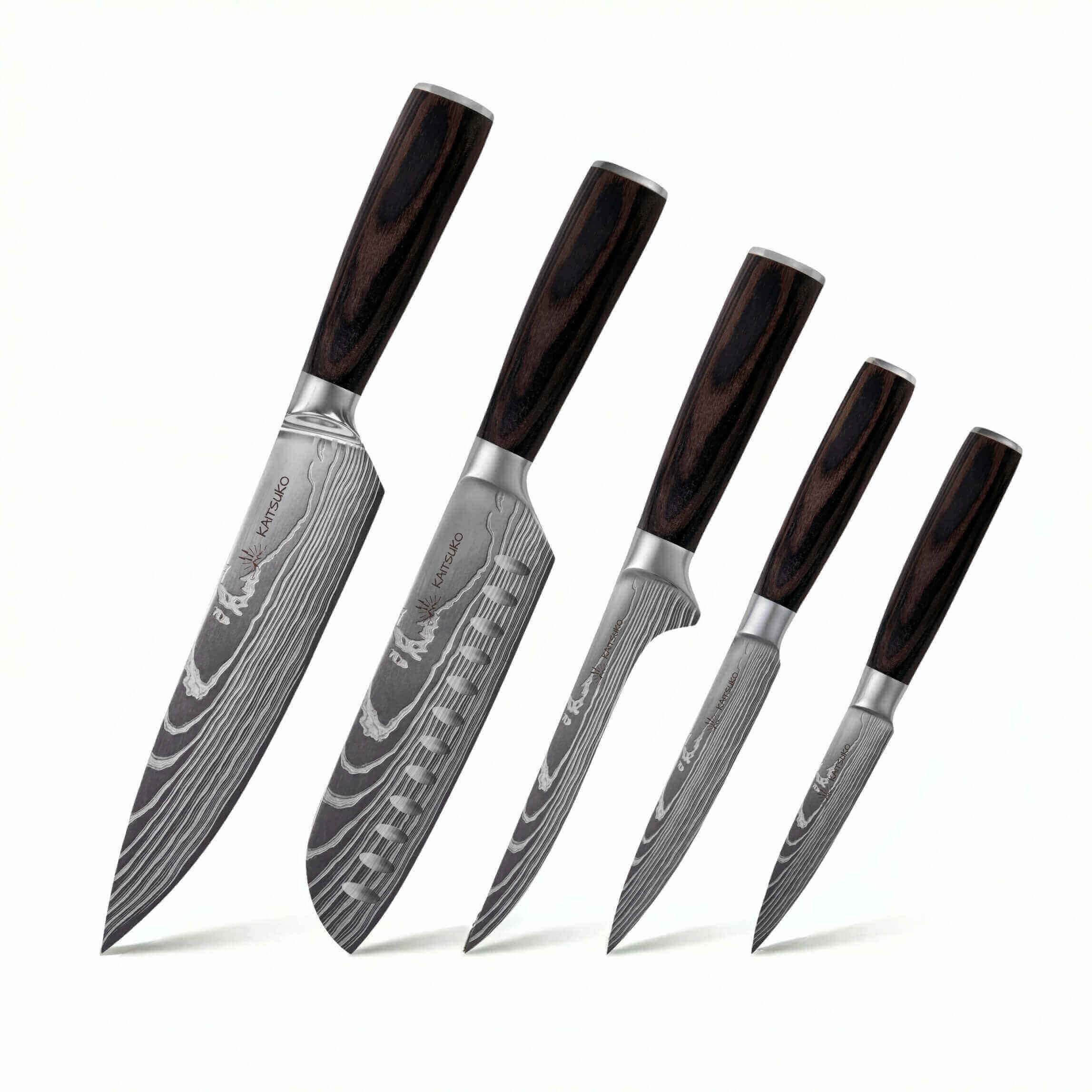 Set de 5 couteaux Japonais - Chef Tanaka