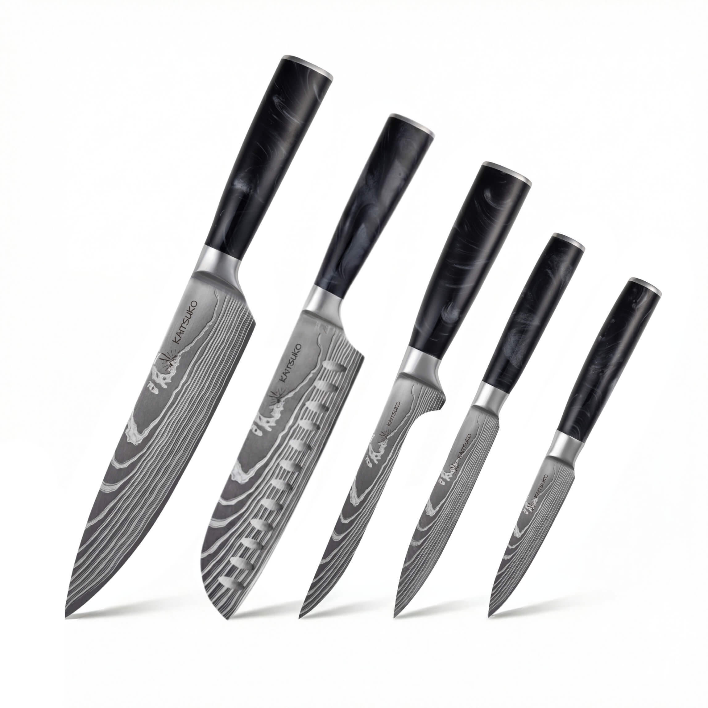 Set de 5 couteaux Japonais - Chef Tanaka