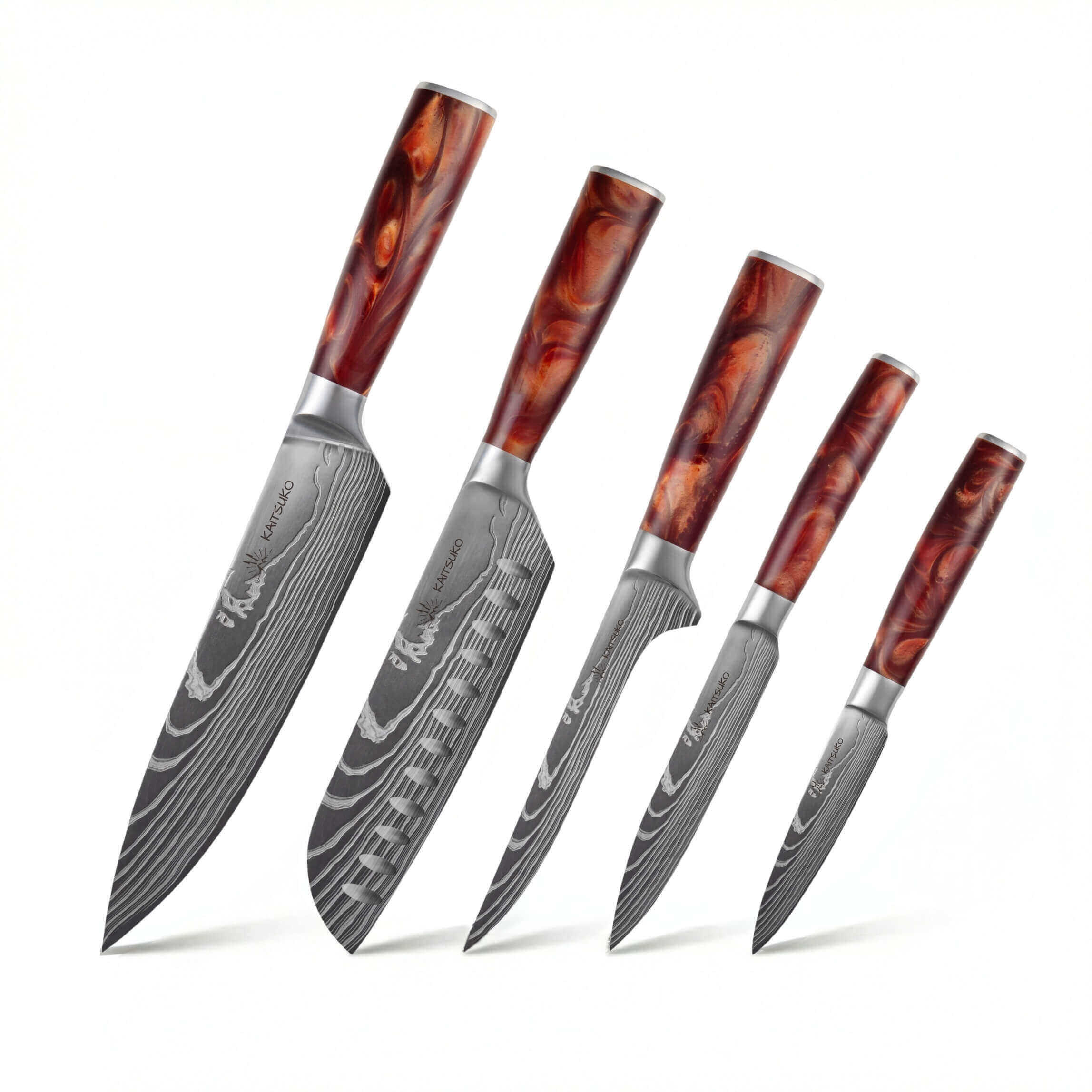 Set de 5 couteaux Japonais - Chef Tanaka