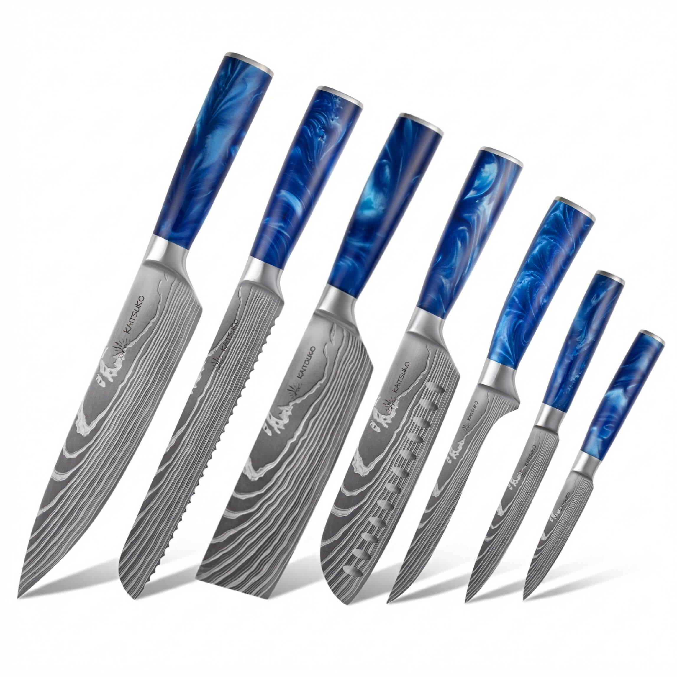 Set de 7 couteaux Japonais - Chef Tanaka
