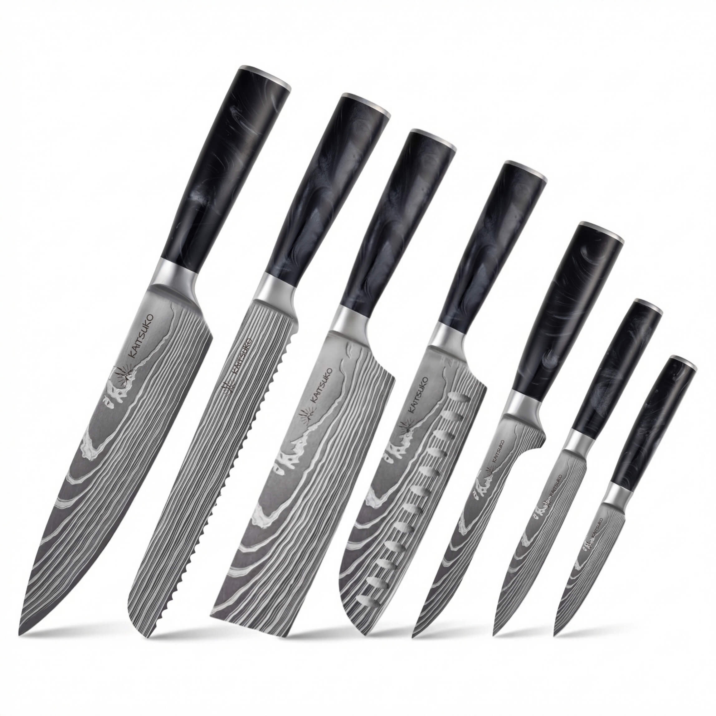 Set de 7 couteaux Japonais - Chef Tanaka