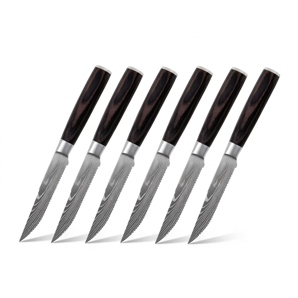 Steak Knife Set - 6 Pieces - Chef Tanaka