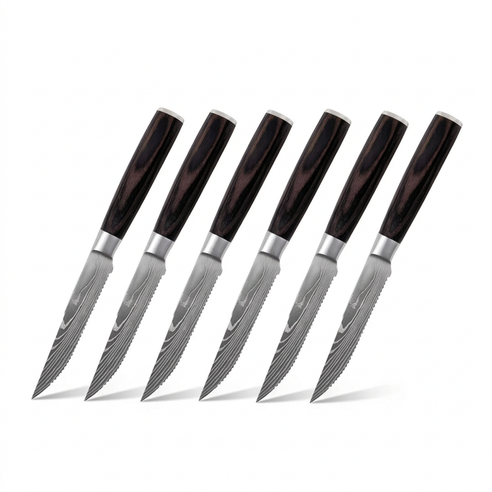 Steak Knife Set - 6 Pieces - Chef Tanaka