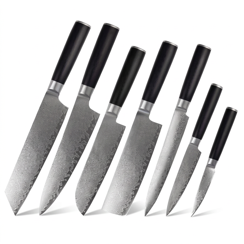 Set of 7 Japanese Knives - Kyoto