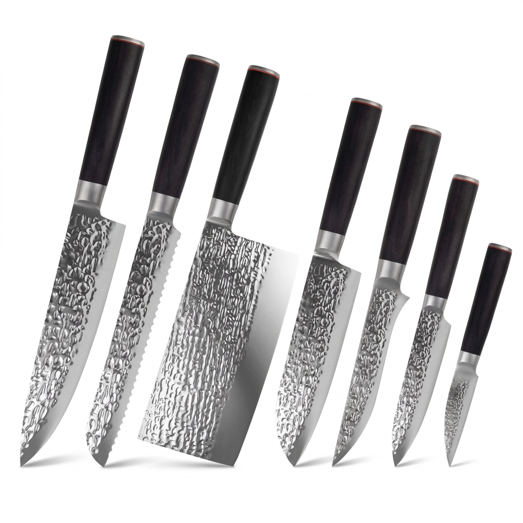 Set of 7 Japanese Knives - Kaito