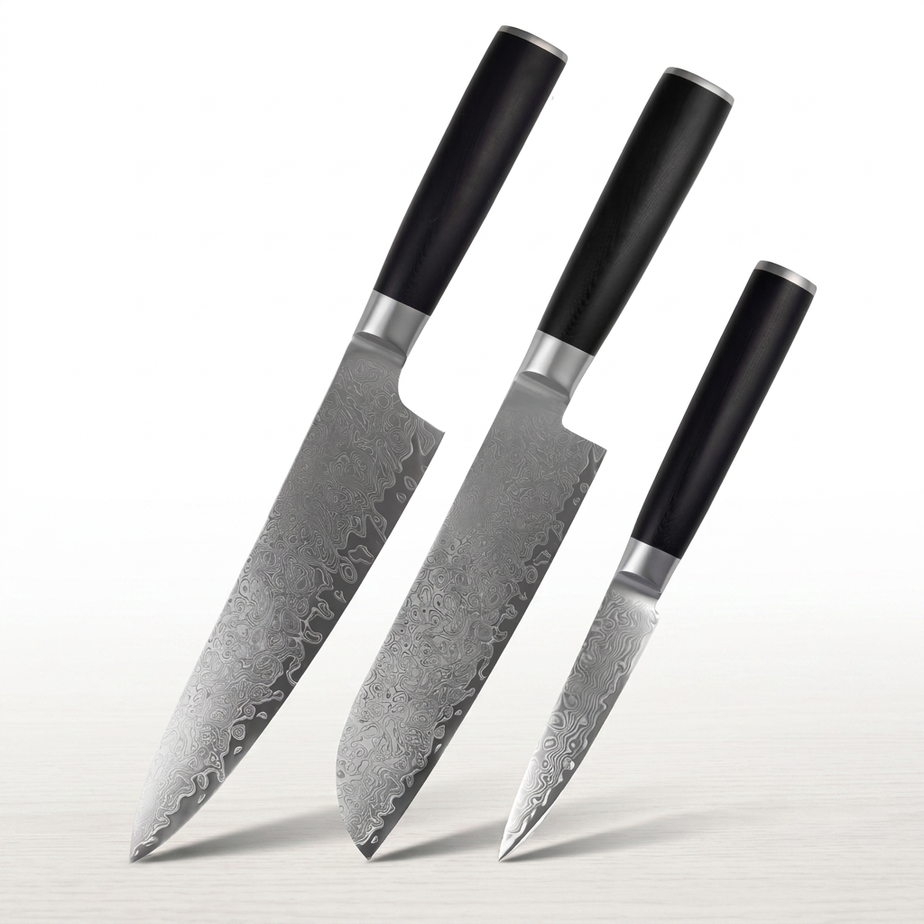 Set of 3 Japanese Knives - Kyoto
