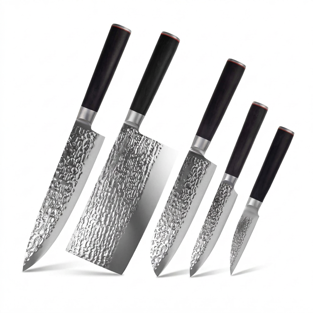 Set of 5 Japanese Knives - Kaito