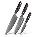 Set of 3 Japanese Knives - Chef Yakumoto