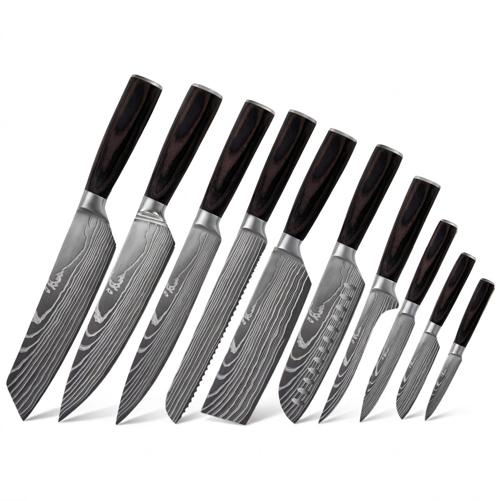 Set de 10 couteaux — Chef Tanaka