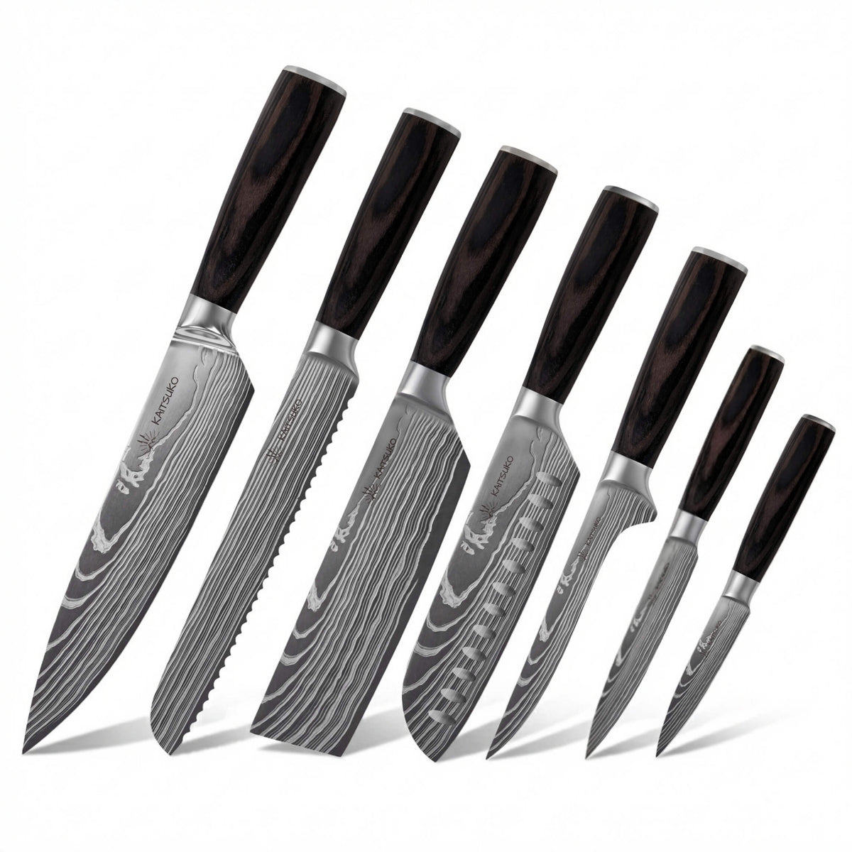Mamorigatana — Set de 7 couteaux — Chef Tanaka