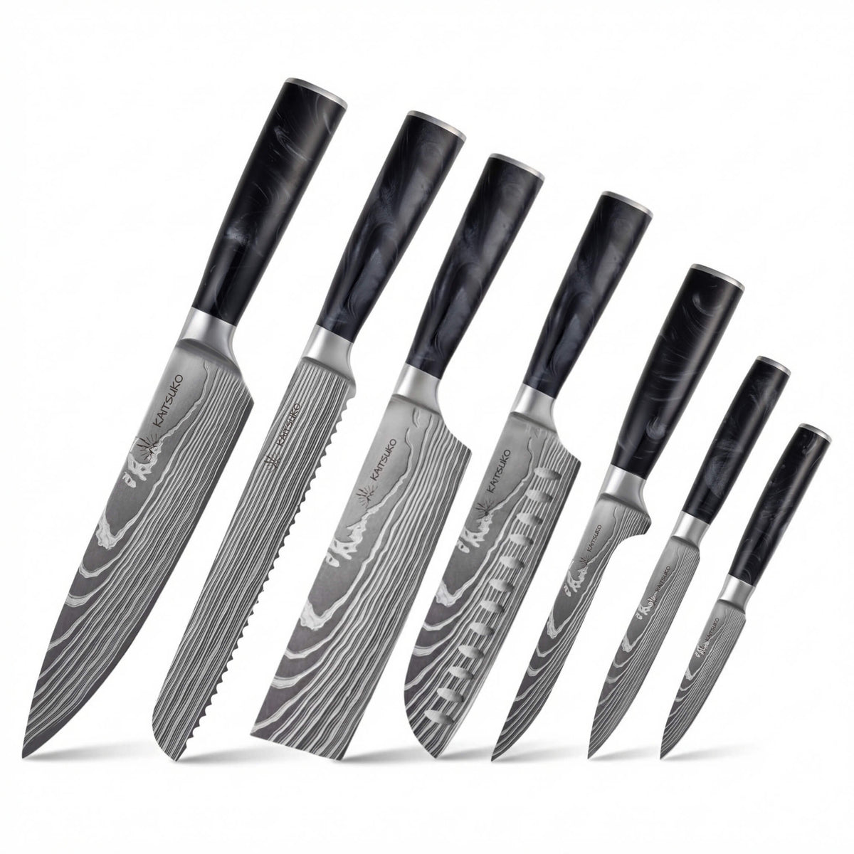 Mamorigatana — Set de 7 couteaux — Chef Tanaka